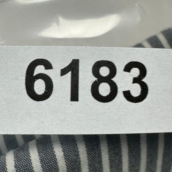 J Jill Striped Tie-Front Top Black White 3/4 Sleeve Women’s M - Picture 10 of 10